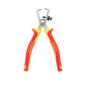 Кусачки електрика STANLEY "MaxSteel VDE 1000V" для зачистки дротів, ізольовані, L=170мм. №3
