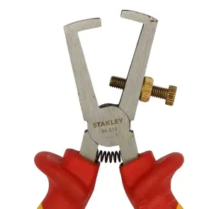 Кусачки електрика STANLEY "MaxSteel VDE 1000V" для зачистки дротів, ізольовані, L=170мм. №4