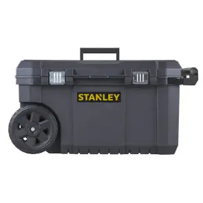 Ящик STANLEY "ESSENTIAL CHEST", 665x404x344 мм, обсяг 50 л, пластиковий, колеса і телескопічна ручка, вантажопідйомність 40 кг. №10