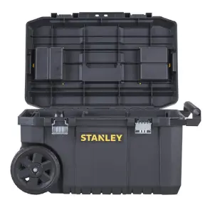 Ящик STANLEY "ESSENTIAL CHEST", 665x404x344 мм, обсяг 50 л, пластиковий, колеса і телескопічна ручка, вантажопідйомність 40 кг. №11