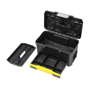 Ящик STANLEY 19", 481х279х287мм, пластиковий, з висувною секцією. №4