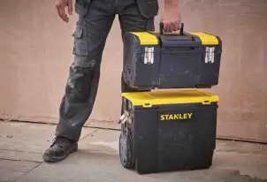 Ящик STANLEY "MOBILE WORKCENTER 3 в 1", 475x284x630мм, на колесах, пластмассовый №7