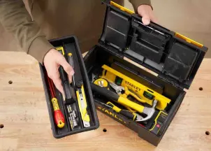 Ящик STANLEY "Basic Toolbox" 16 ", 394x220x162 мм, пластмассовый. №8