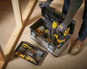 Ящик STANLEY "FatMax" 20 ", 497x293x295 мм, профессиональный, Металлопластмассовая, серый. №7