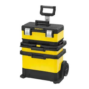 Ящик STANLEY "Rolling Workshop", 568x730x389мм, на колесах, металопластмасовий, жовтий. №2