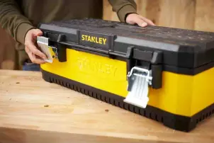 Ящик STANLEY 26 ", 662x293x222мм, профессиональный, Металлопластмассовая с металлическими замками. №8