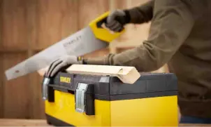 Ящик STANLEY 26 ", 662x293x222мм, профессиональный, Металлопластмассовая с металлическими замками. №9