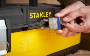 Ящик STANLEY 26 ", 662x293x222мм, профессиональный, Металлопластмассовая с металлическими замками. №10