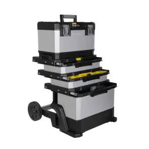 Ящик STANLEY "FatMax® Rolling Workshop", 568x893x389мм, на колесах, металопластмасовий, сірий №2