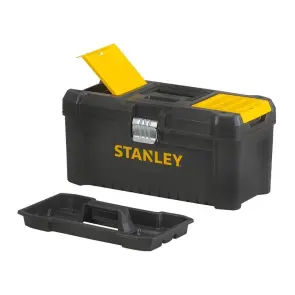 Ящик STANLEY " ESSENTIAL", 406x205x195 мм (16"), пластиковий, з металевими клямками. №12
