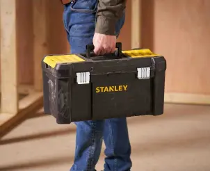Ящик STANLEY " ESSENTIAL", 482x254x250 мм (19"), пластиковий, з металевими клямками. №9