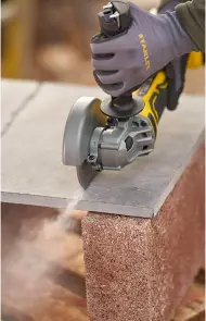 Шліфмашина кутова - болгарка акумуляторна STANLEY FATMAX SFMCG700B №9