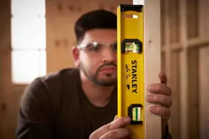 Рівень BASIC I-BEAM з алюмінію довжиною 450 мм з трьома капсулами STANLEY 0-42-073 №5