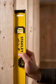 Рівень BASIC I-BEAM з алюмінію довжиною 450 мм з трьома капсулами STANLEY 0-42-073 №7