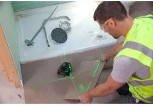 Рівень лазерний FatMax®MultilineGreen трипроменевий площинний самовирівнюючий, чемодан STANLEY FMHT1-77356 №14