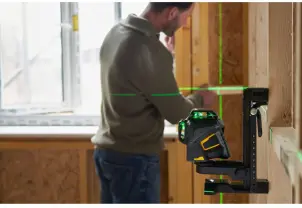 Рівень лазерний FatMax®MultilineGreen трипроменевий площинний самовирівнюючий, чемодан STANLEY FMHT1-77356 №21