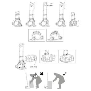 Візок вантажний складний STANLEY SXWT-FT501 №5