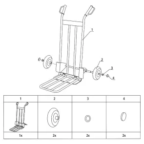 Візок вантажний складний STANLEY SXWT-HT535 №4