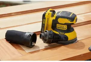 Шліфмашина ексцентрикова акумуляторна безщіткова STANLEY FATMAX SFMCW220D1S №4