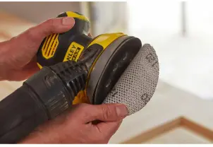 Шліфмашина ексцентрикова акумуляторна безщіткова STANLEY FATMAX SFMCW220D1S №7