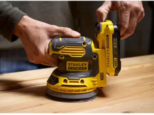 Шліфмашина ексцентрикова акумуляторна безщіткова STANLEY FATMAX SFMCW220D1S №14