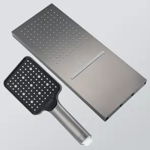 Встроенная душевая система GAPPO G7107-79, 3 режима, латунь, оружейная сталь №4