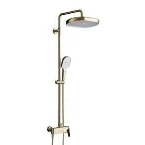 Душова система GAPPO G2410-3, 3 функц., золотой сатин №1