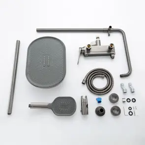 Душова система GAPPO G2410-9, 3 функц., збройова сталь №3