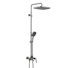 Душевая система GAPPO G2428-9, 3 функции, латунь, оружейная сталь