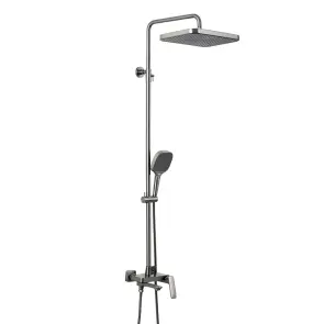Душевая система GAPPO G2428-9, 3 функции, латунь, оружейная сталь №1