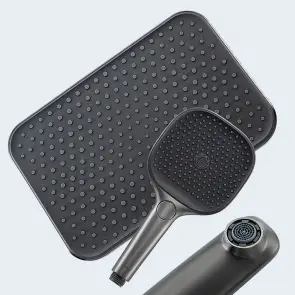 Душевая система GAPPO G2428-9, 3 функции, латунь, оружейная сталь №4