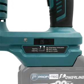 Аккумуляторный гвоздозабиватель/степлер PROFI-TEC PPT20BL POWERLine (без аккумулятора и зарядного устройства) №11