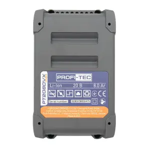 Акумуляторна батарея PROFI-TEC PT2080VXmax (20 В, 8.0 Аг) №12