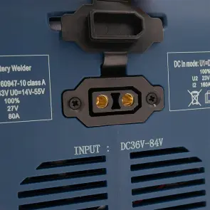 Аккумуляторный сварочный аппарат PROFI-TEC PCWM12040PP, 80V (2×PT4040PP (4.0 Aч), двухпортовое зарядное устройство QBCD40/4PP dual quick №7