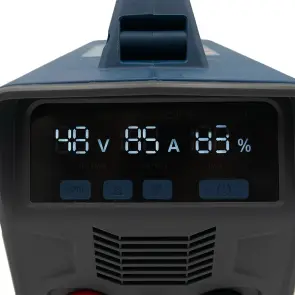 Аккумуляторный сварочный аппарат PROFI-TEC PCWM12040PP, 80V (2×PT4040PP (4.0 Aч), двухпортовое зарядное устройство QBCD40/4PP dual quick №11