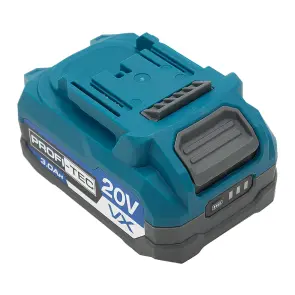 Батарея PROFI-TEC PT2030VX NEW (20 В / 3.0 Aг, високострумова, з індикатором та елементами 10C) №8
