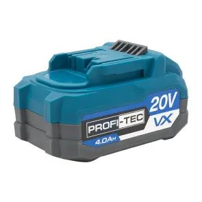 Аккумуляторная батарея PROFI-TEC PT2040VX NEW (20 В / 4.0 Ач, высокотоковая, с индикатором) №3