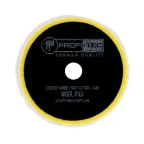 Полірувальна вовняна губка PROFI-TEC STRIPED SHORT NAP CUTTING T140 №1