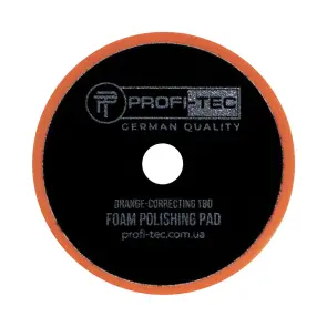 Полірувальна помаранчева губка високої жорсткості PROFI-TEC ORANGE-CORRECTING T80 №1