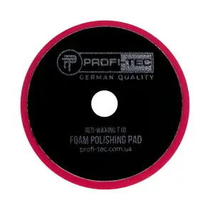 Полірувальна м'яка червона губка PROFI-TEC RED-WAXING T10 №1