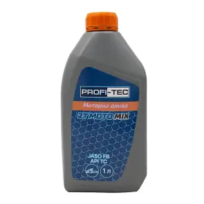 Олива моторна PROFI-TEC 2T MOTO MIKS 1л (для двотактних двигунів напівсинтетична) №1