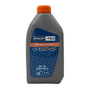 Олива моторна PROFI-TEC 4Т 10W-40 1л (для чотиритактних двигунів напівсинтетична) №1