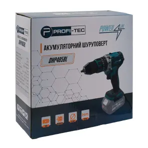 Акумуляторний дриль-шуруповерт PROFI-TEC DHP485BL POWERLine (без акумулятора та зарядного пристрою) №13