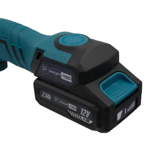 Акумуляторна ексцентрикова полірувальна машина PROFI-TEC PPM-8012SCP Set (1×PT1225 (2.5 Аг), зарядний пристрій) №13