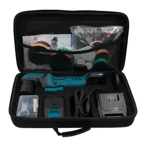 Акумуляторна ексцентрикова полірувальна машина PROFI-TEC PPM-8012SCP Set (1×PT1225 (2.5 Аг), зарядний пристрій) №14