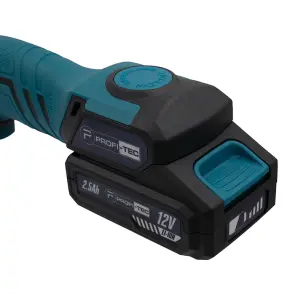 Акумуляторна ексцентрикова полірувальна машина PROFI-TEC PPM-8012SCP Set Professional (2×PT1225 (2.5 Аг), зарядний пристрій) №7