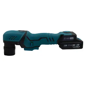 Акумуляторна ексцентрикова полірувальна машина PROFI-TEC PPM-8012SCP Set Professional (2×PT1225 (2.5 Аг), зарядний пристрій) №8