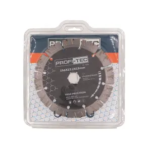 Алмазний диск PROFI-TEC High-precision для штроборіза PWC156 (156×22.2×1.2 мм) №4