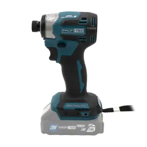 Акумуляторний імпульсний гвинтоверт PROFI-TEC PID1820BL (2×PT2020MP (2.0 Аг), зарядний пристрій, кейс №3