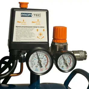Компресор масляний PROFI-TEC OC-100W3 (100 л, 3.0 кВт, 530 л/хв) №4